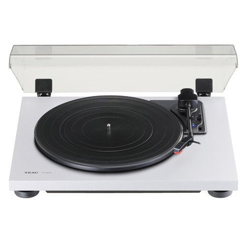 TEAC TN180BT Bluetooth 3-speed Analog Turntable with Phono EQ In White White