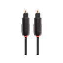 Techlink 710211 iWires Premium Toslink to Toslink Optical Cable 1m Black
