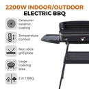 Tower T14028 2200W Indoor And Outdoor Electric BBQ Grill