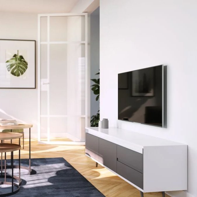 Vogels Comfort TVM 3205 Fixed TV Wall Mount for TVs from 19 to 50 inches Black