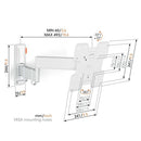 Vogels Comfort TVM 3245 Full-Motion TV Wall Mount for TVs from 19 to 43 inches White White