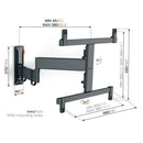 Vogels Comfort TVM 3465 Full-Motion TV Wall Mount from 32 to 65 inches Black