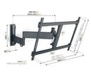 Vogels Comfort TVM 3645 Full-Motion TV Wall Mount for TVs from 40 to 77 inches Black Black