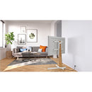 Vogels Comfort TVS 3695 Comfort Series Display Floor Stand 40-77 inch Stand Turn - Oak & White Steel