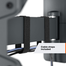 Vogels Quick TVM 1245 Full-Motion TV Wall Mount for TVs from 19 to 43 inches Black