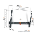 Vogels Quick TVM 1615 Tilting TV Wall Mount for TVs from 40 to 77 inches Black