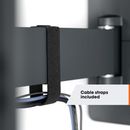 Vogels Quick TVM 1625 Full-Motion TV Wall Mount for TVs from 40 to 77 inches Black