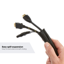 Vogels TVA 6202 Cable sleeve Black