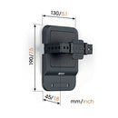 Vogels TVA 6400 Media box mount Black