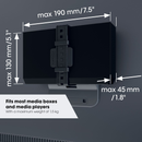 Vogels TVA 6400 Media box mount Black