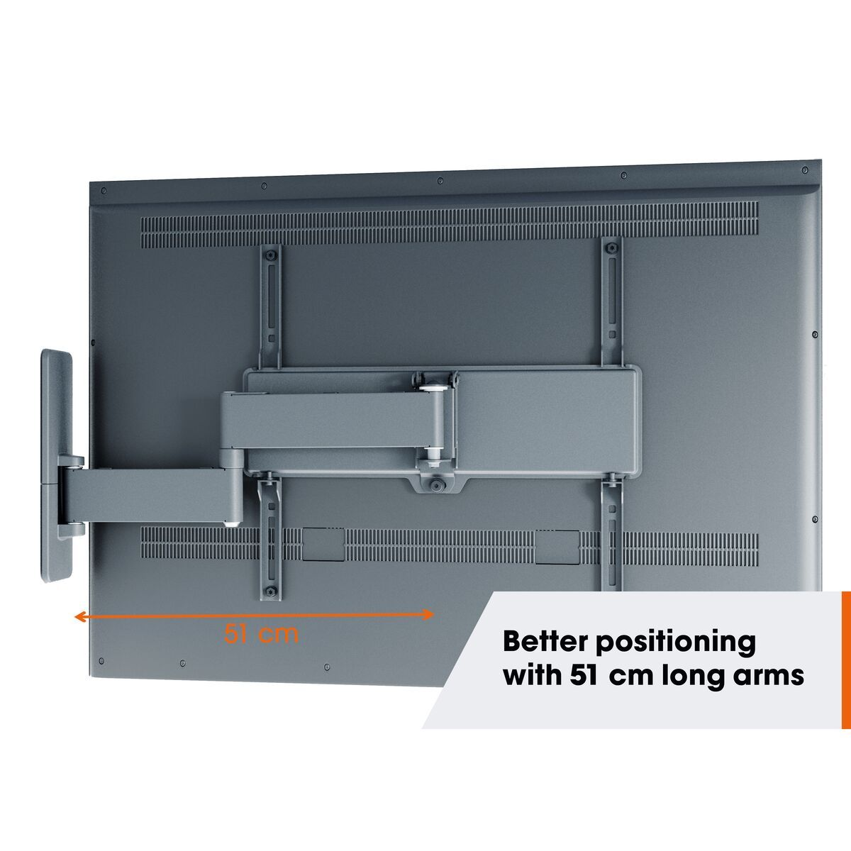 Vogels TVM 1445 Full-Motion TV Wall Mount for TVs from 32 to 65 inches Black