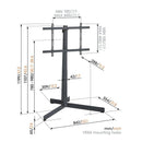 Vogels TVS 3690 TV Floor Stand black for TVs from 40 to 77 inches Black