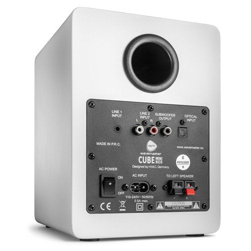 Wavemaster CUBE MINI NEO 2.0 Bluetooth Speaker System White