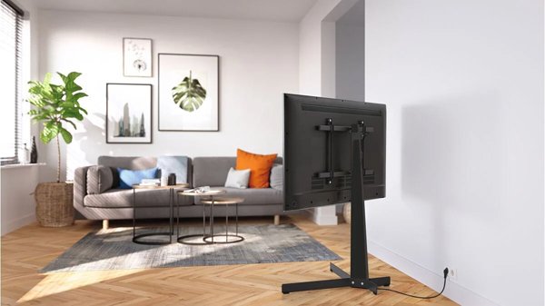 Vogels TVS 3690 TV Floor Stand black for TVs from 40 to 77 inches Lifestyle