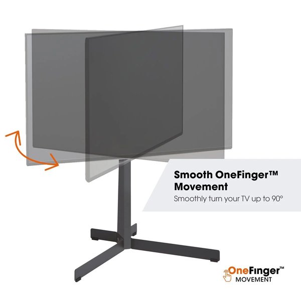 Vogels TVS 3690 TV Floor Stand black for TVs from 40 to 77 inches Swivel