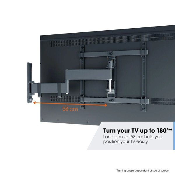 Vogels TVM 3445 Full-Motion TV Wall Mount for TVs from 32 to 65 inches black Bracket Back