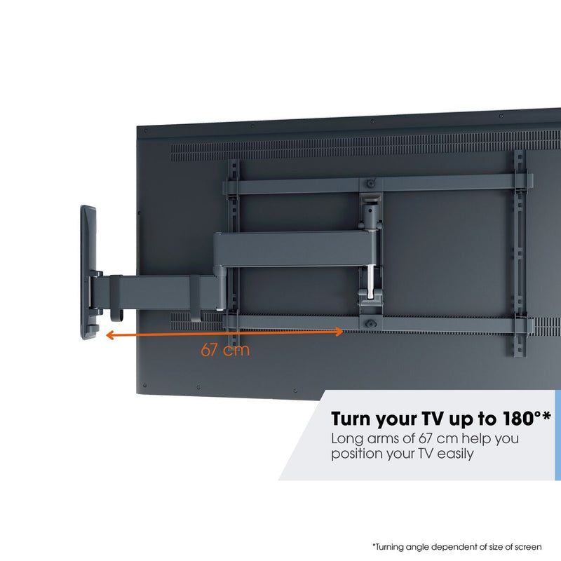 Vogels TVM 3645 Full-Motion TV Wall Mount for TVs from 40 to 77 inches Black Back