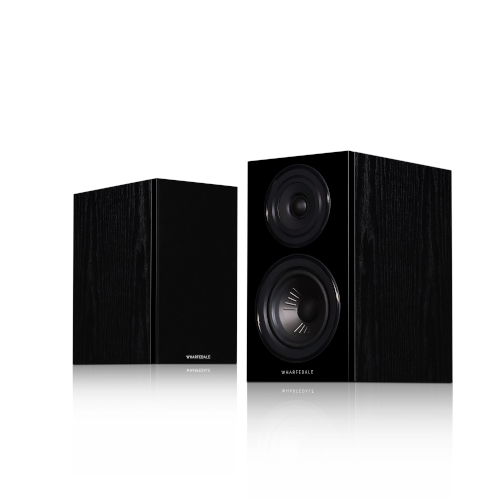 Wharfedale Diamond 12.1 Compact 2 way Standmount Bookshelf speaker (pair) Black Oak Black Oak