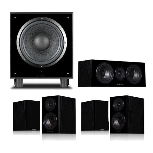 Wharfedale Diamond 12 HCP 5.1 Home Cinema Package Black Oak Black